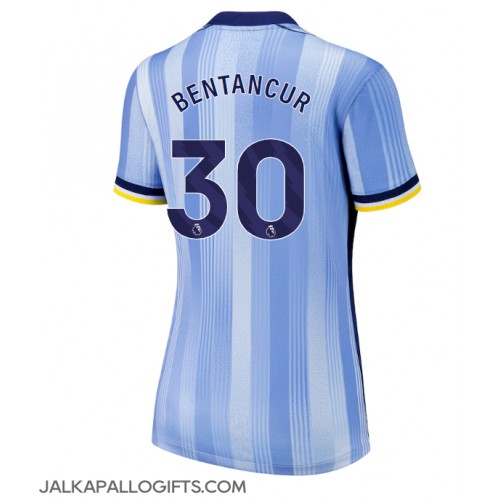 Tottenham Hotspur Rodrigo Bentancur #30 Vieraspaita Naiset 2024-25 Lyhythihainen